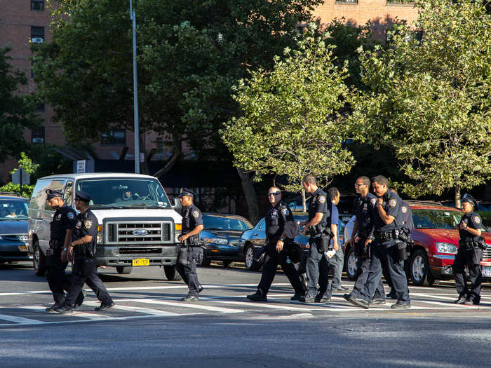 And the NYPD continue to patrol Spanish Harlem in large numbers.