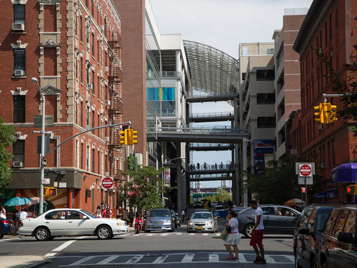 The changes are just as dramatic on the east side. The East River Plaza has been a game-changer for the area.