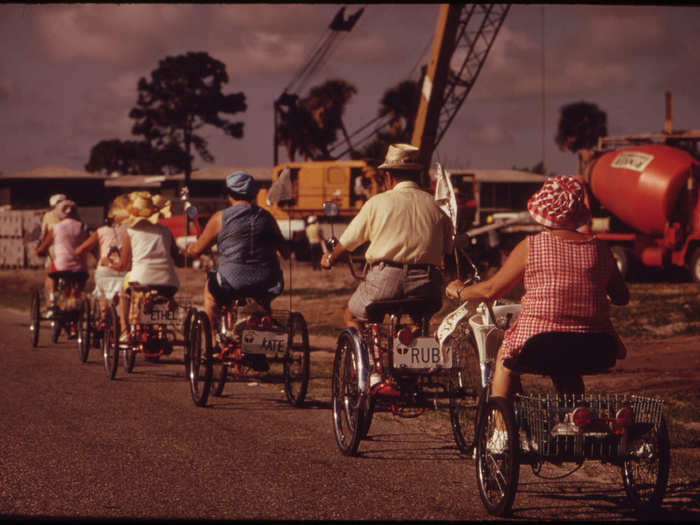 Riding Three-Wheelers.