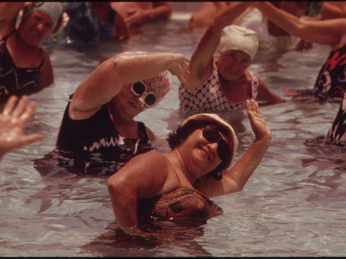 Residents of the Century Village Retirement Community Took Part in Organized Daily Exercises. (West Palm Beach)