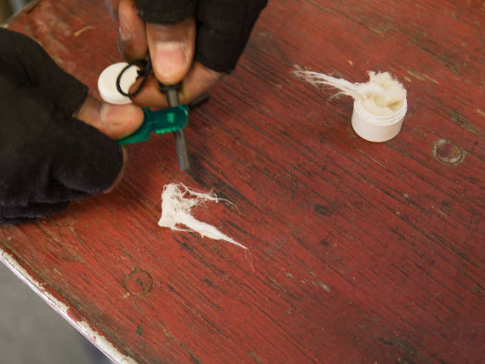 And the ability to make fire. Barry shows how cotton balls coated with vaseline are perfect to get a fire started.