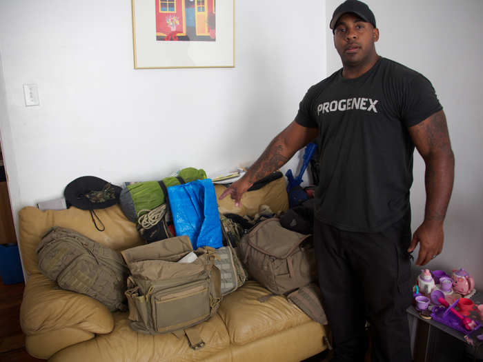 Way up in the West Bronx, New York City fireman and prepper Jason Charles gets his family ready for an emergency.