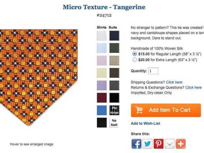 Ties (Bow-ties, pocket squares, etc.), under $30