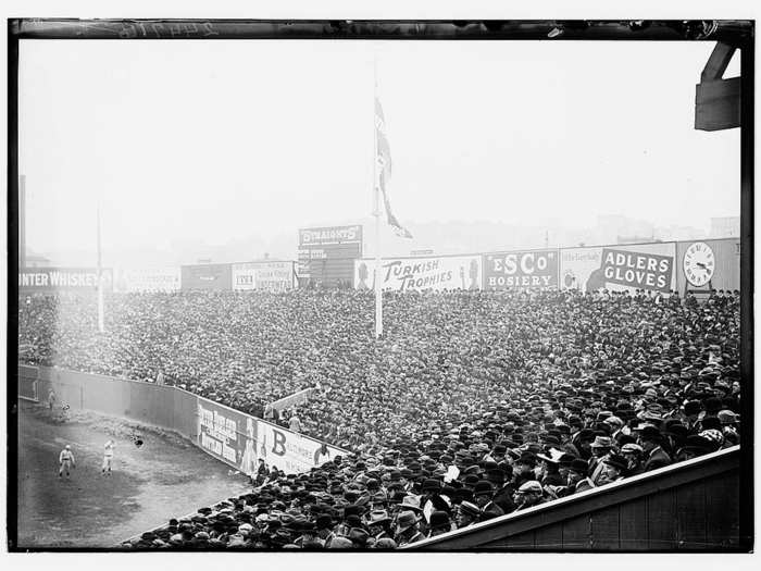 The outfield seats