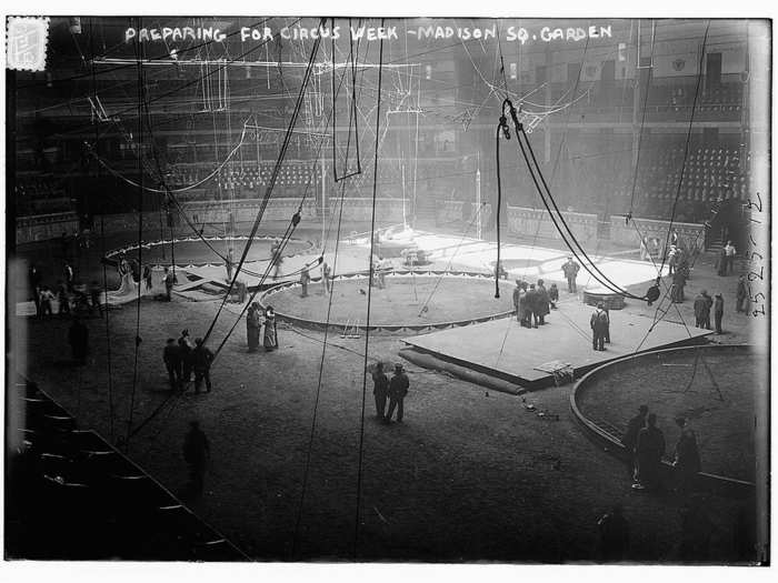 MSG III preparing for a circus