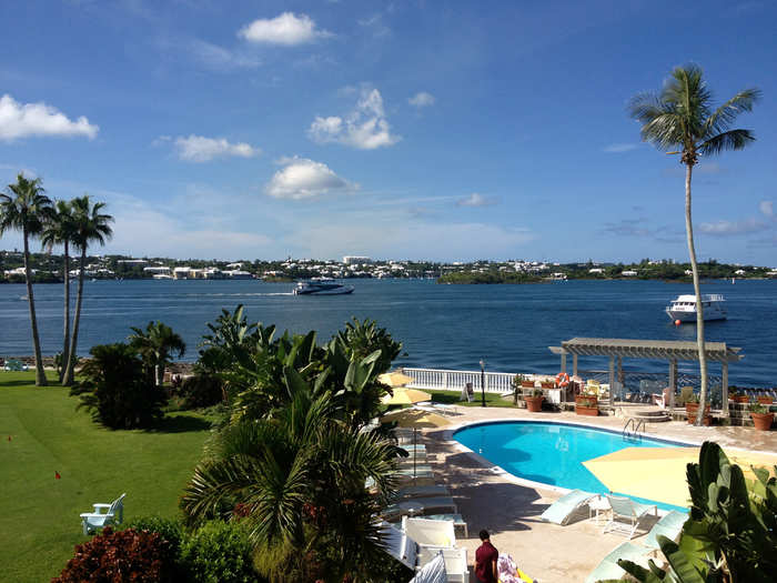 Eat breakfast while staring at the water. Ideally from a balcony. Most hotels in Bermuda have water views—and it