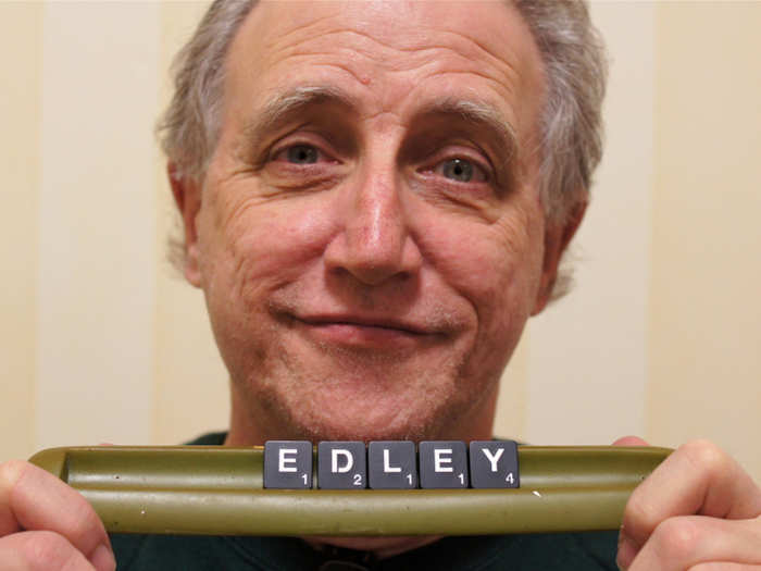 Joe Edley from Long Island, N.Y. was the first person to win the National Scrabble Championship three times.