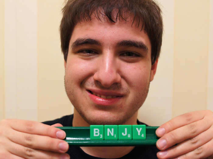 Benji Schoenbrun from Ardsley, N.Y. is the 30th-highest rated Scrabble player in North America.