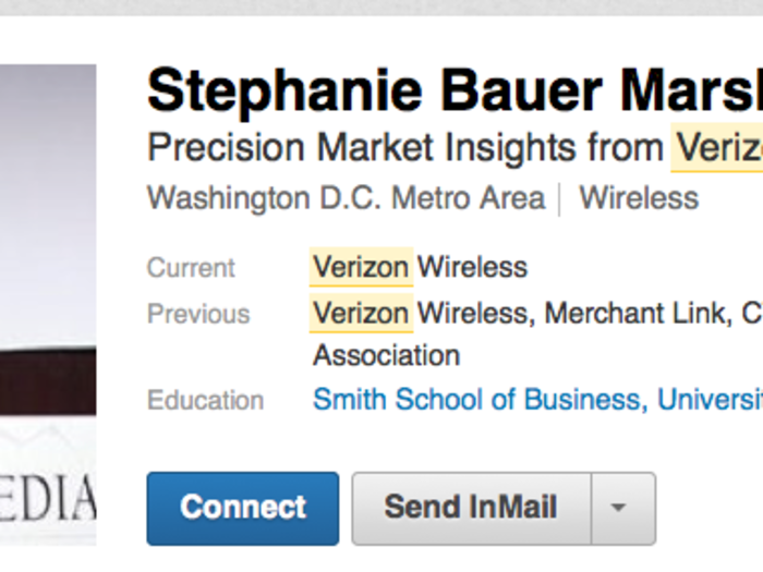 5. Stephanie Bauer Marshall, director of new market development at Verizon Wireless