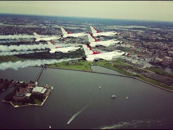 Air Force Thunderbirds are in the entertainment (marketing and recruiting) industry as much as they are the military.