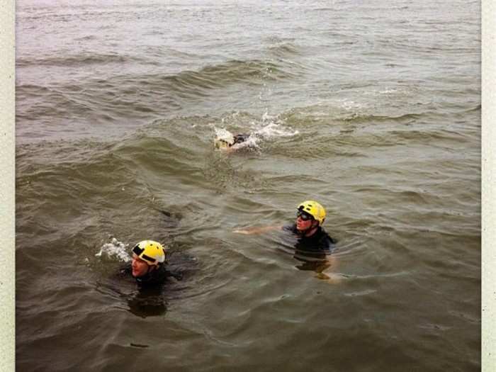 With so much water on the globe, trained maritime rescue units are important for pilot retrieval.