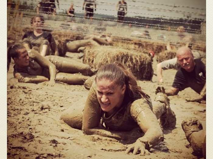 SSgt Ashley Davin rocks a spartan race.