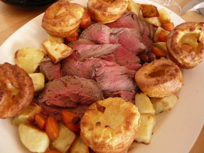 England: Roast Beef & Yorkshire Pudding