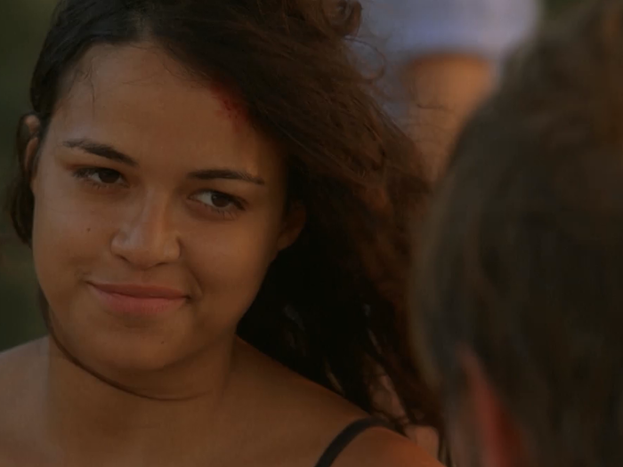 THEN: Michelle Rodriguez played fiery Ana Lucia.