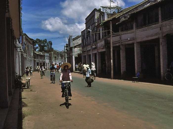 Street scene.