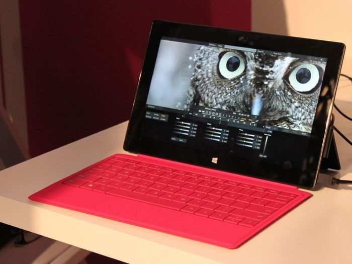 This is the new Surface Pro. It looks a lot like last year