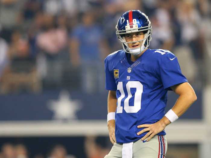 27. Eli Manning, New York Giants