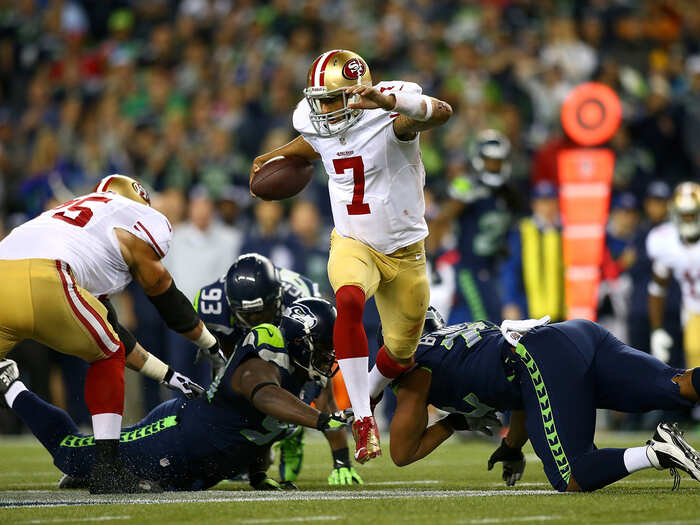 22. Colin Kaepernick, San Francisco 49ers