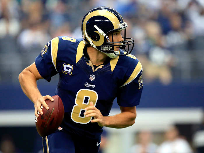 19. Sam Bradford, St. Louis Rams