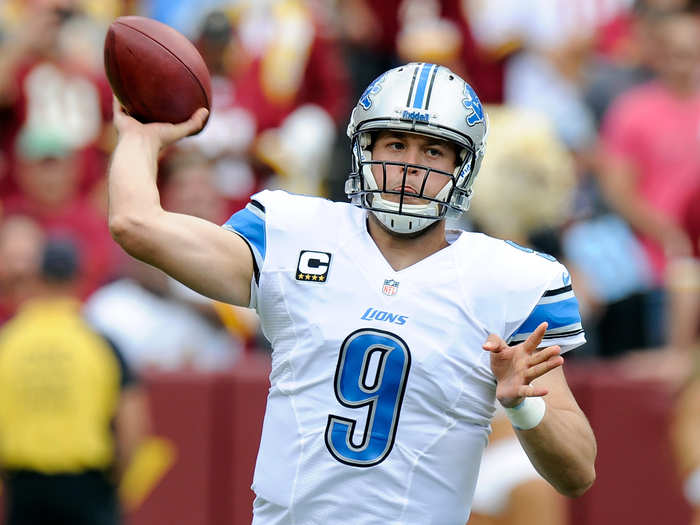 7. Matt Stafford, Detroit Lions