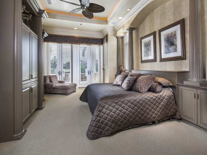 The master bedroom