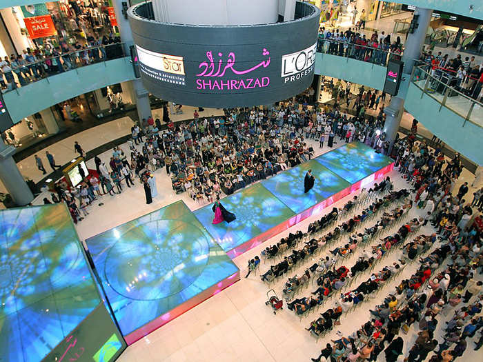 The mall hosts a lot of events. Here