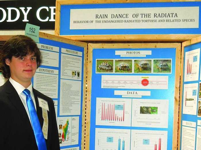 River C. Grace studied the rain dance behavior of the endangered radiated tortoises