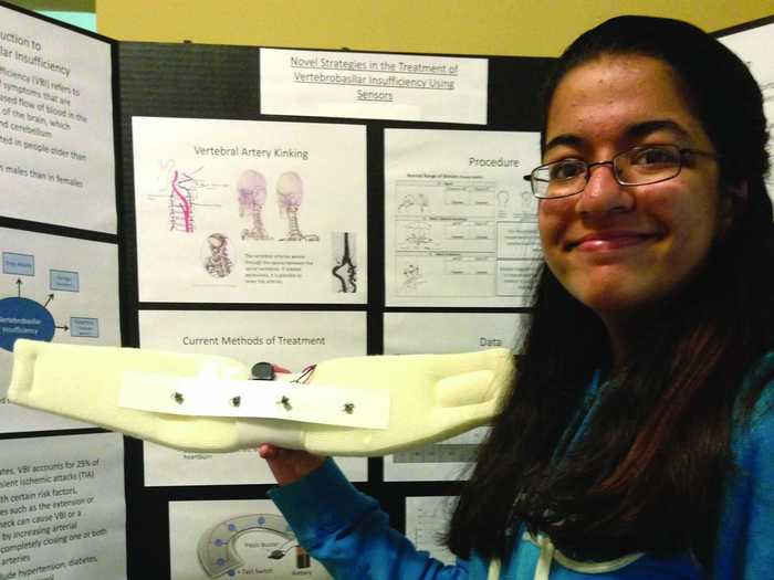 Smita Mohindra designed an noninvasive way to treat vertebrobasilar insufficiency.