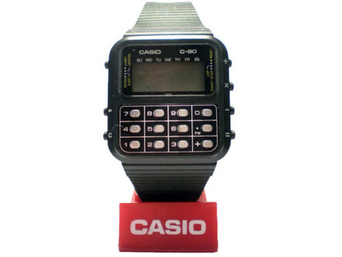 In the age of the smart watch, sometimes we just long for the simpler times of the good, old fashioned Casio C-80 Calculator Watch.