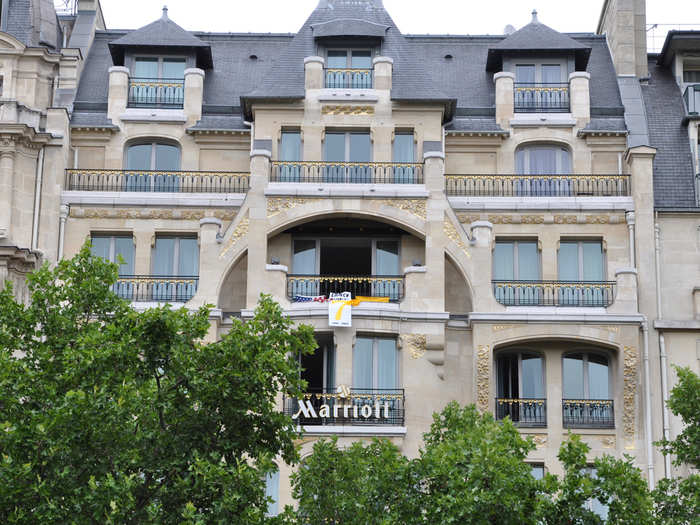 7. Paris Marriott Hotel Champs-Elysées (70 avenue des Champs Elysees): $823 per night