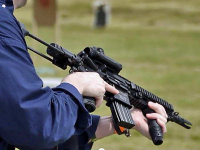 Modified, customized M-4 rifles customized to the task