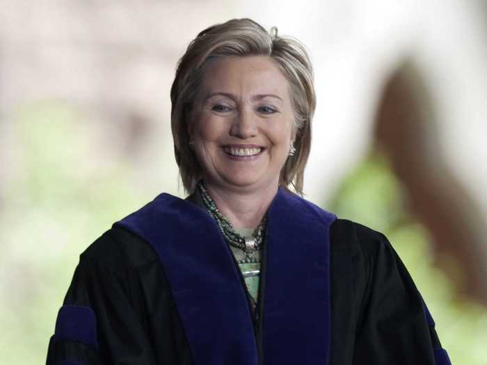 Hillary Rodham Clinton also graduated in 1973 and was the Class Day speaker in 2001.