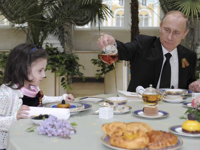 Putin hosted a lavish tea party with an 8-year-old patient of the Rogachev Federal Research and Clinical Center of Pediatric Hematology, Oncology and Immunology