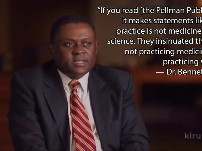 After Dr. Bennet Omalu published papers showing the brains of two former NFL players (including Mike Webster) had suffered serious degenerative brain disease, Pellman