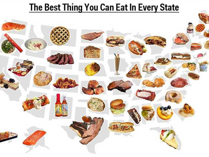 Now check out some of these iconic state foods.