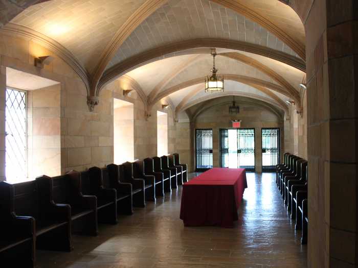 The inside of Keating reflected the Gothic decor of much of Fordham