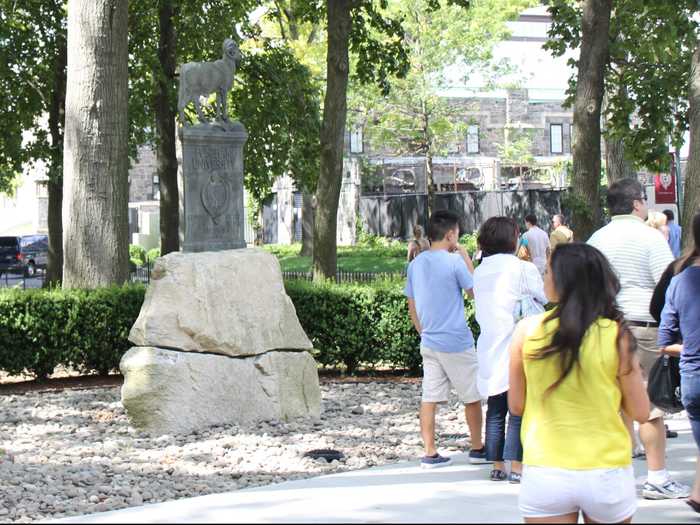 After the information session, our tour guide took us outside to explore more of Fordham