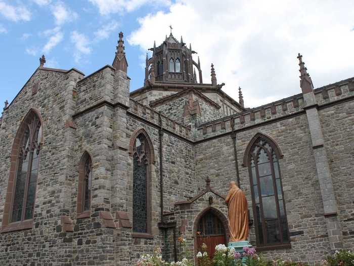 One of the most striking buildings on campus is Fordham