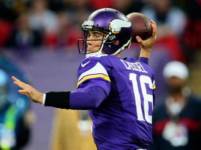 20. Matt Cassel, Minnesota Vikings (previously unranked)