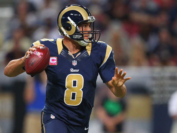 18. Sam Bradford, St. Louis Rams (previously 24th)