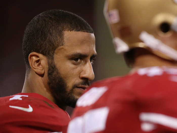 11. Colin Kaepernick, San Francisco 49ers (previously 15th)