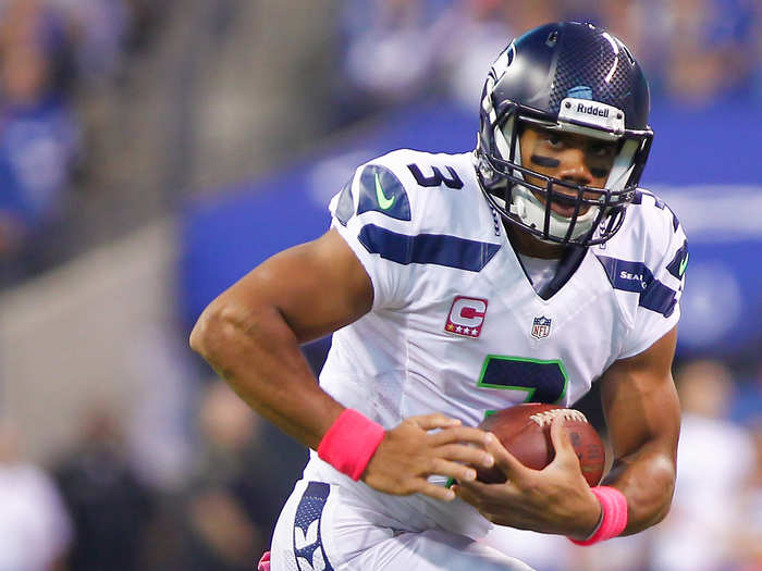 10. Russell Wilson, Seattle Seahawks (previously 16th)