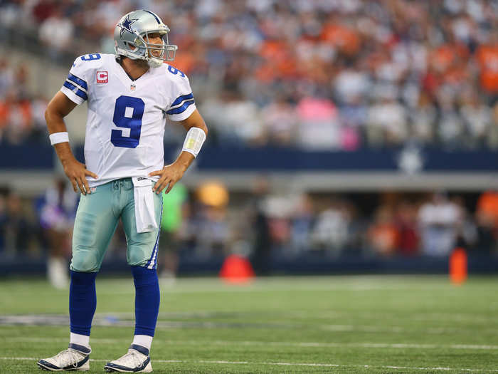 6. Tony Romo, Dallas Cowboys (previously 11th)