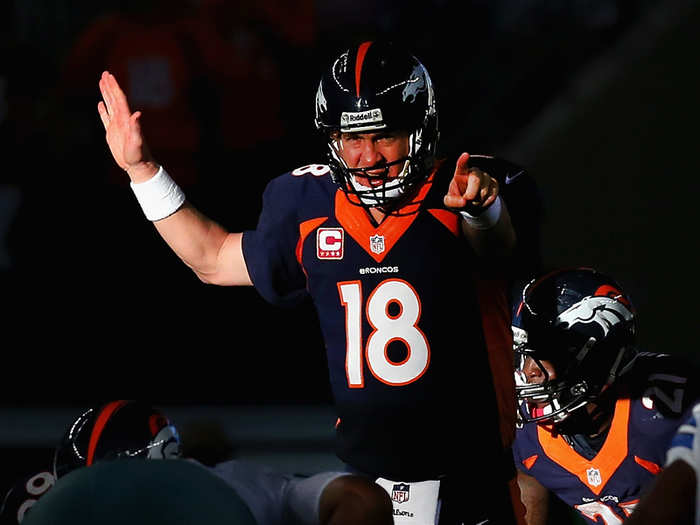 1. Peyton Manning, Denver Broncos (previously 1st)