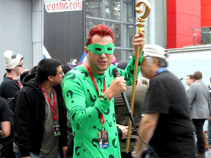 ... or one of the other villains like this Jim Carrey-inspired Riddler.