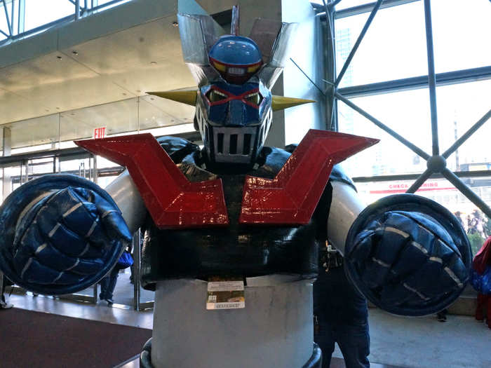 This homemade robot looks like he