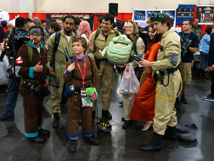 ... or this crew of Ghostbusters.