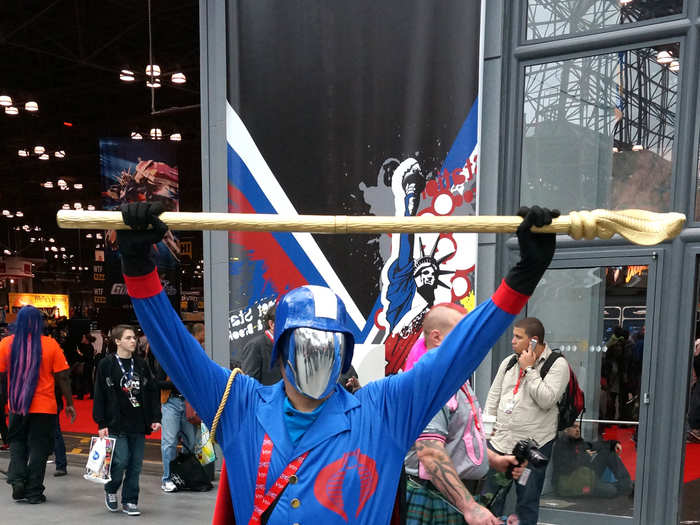 All hail Cobra Commander and the cosplayers!