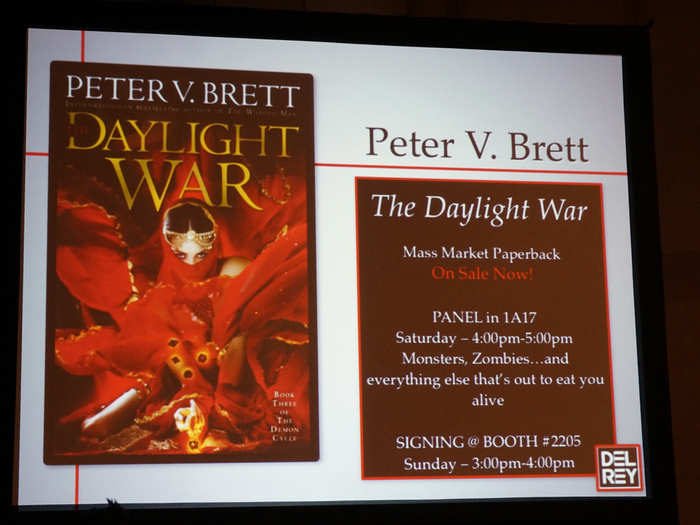 "Daylight War: Book Three of The Demon Cycle" by Peter V. Brent (Out now)