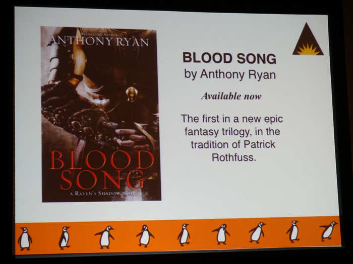 "Blood Song" by Anthony Ryan (Out now)